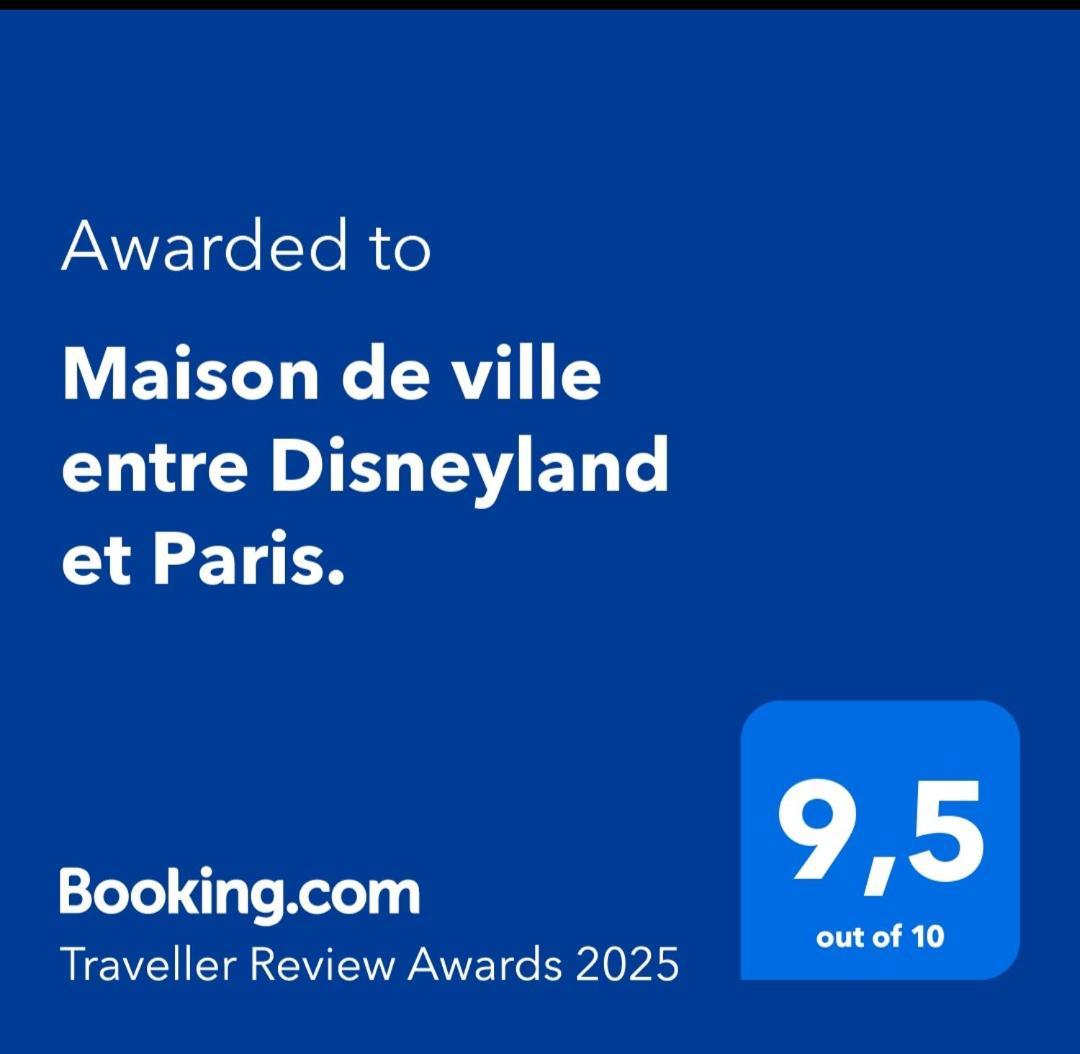 Maison De Ville Entre Disneyland Et Paris. Lagny Exteriör bild